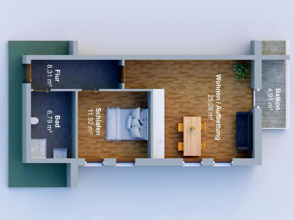 One-Bedroom Apartment with Shower