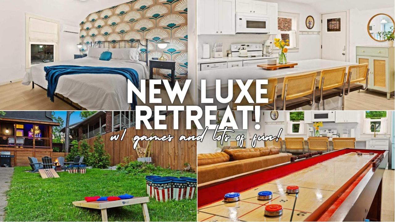 The Gatsby Carriage House Luxe Stay w Game Room - B&B Louisville