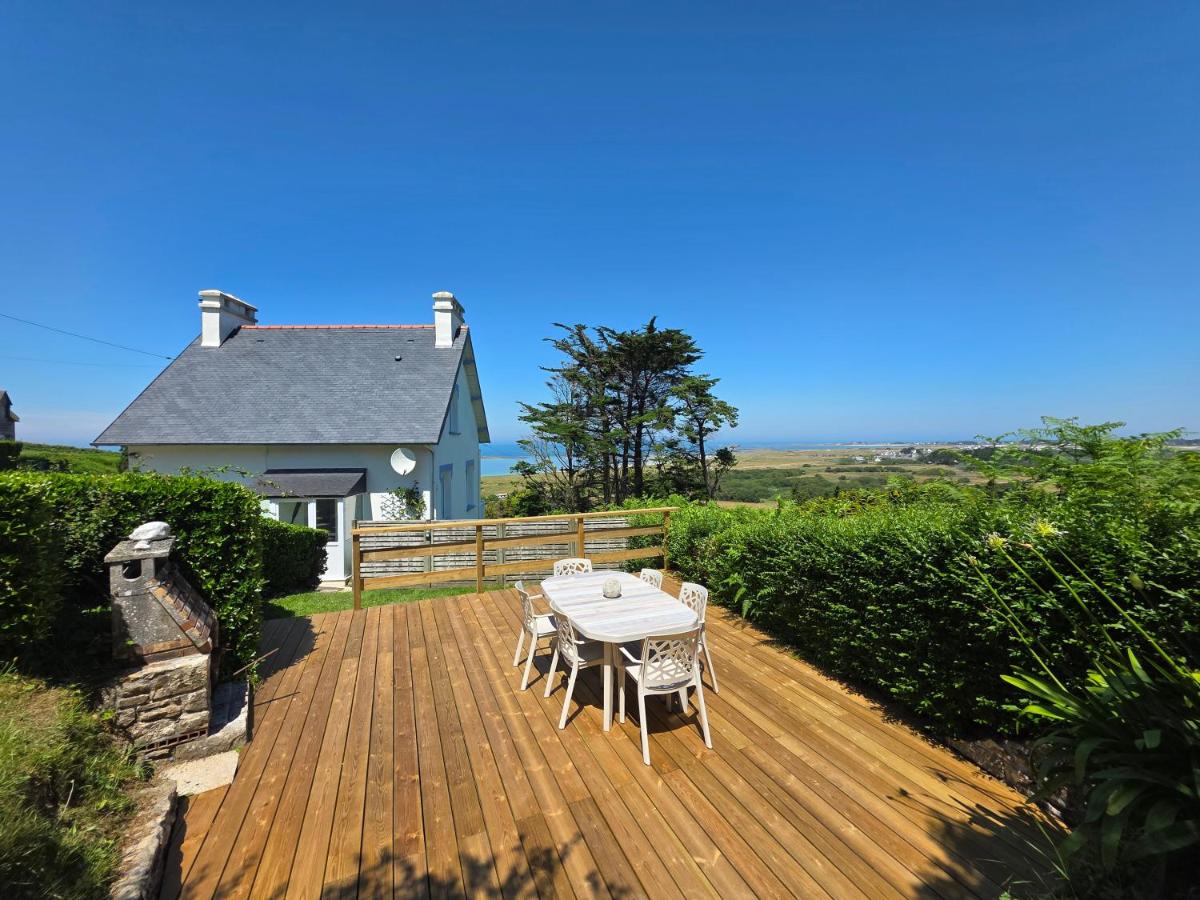 Jolie maison avec vue mer imprenable proche plage - B&B Plouguerneau