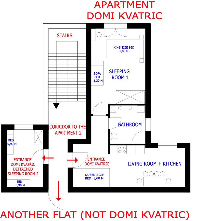 Apartment Domi Kvatric - Chambres d’hôtes Zagreb
