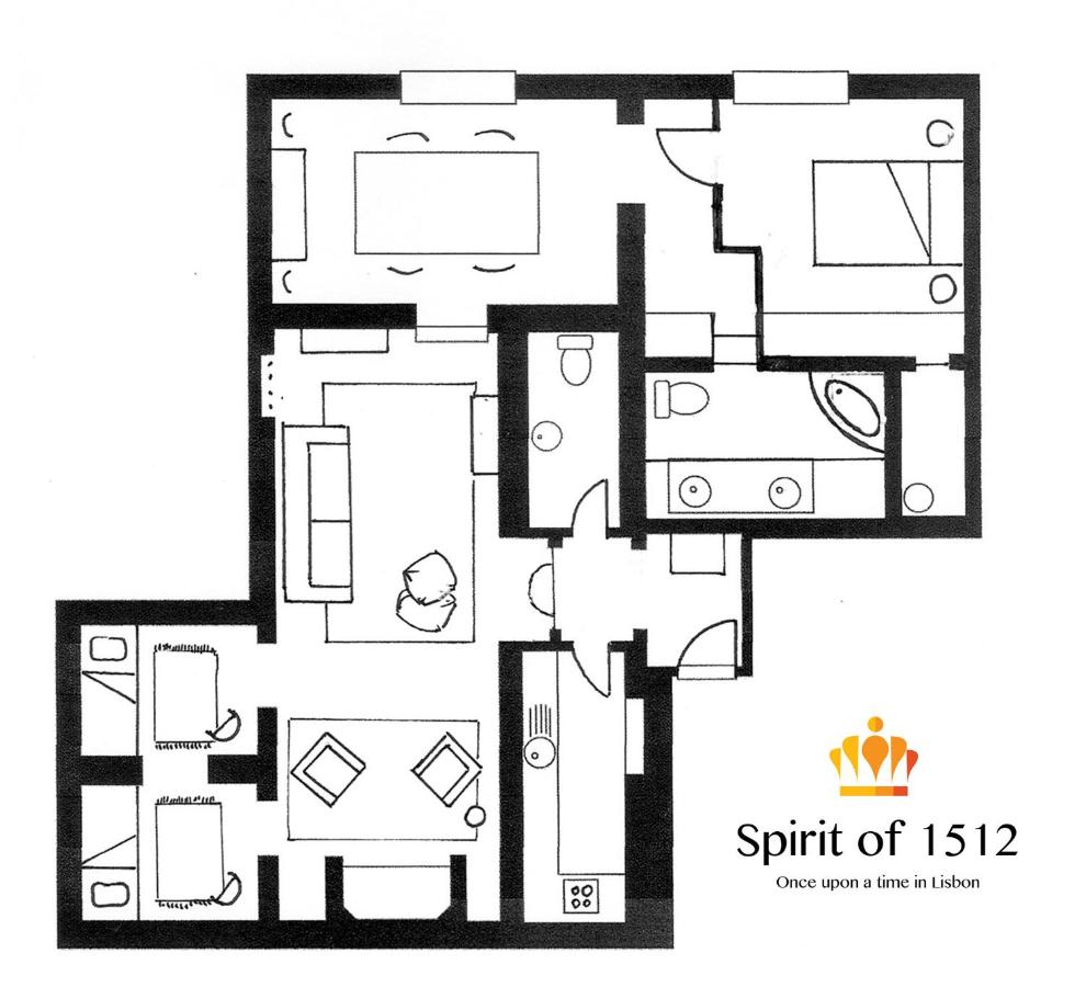 Apartamento Deluxe de 2 dormitorios - Rua do Paraíso, 80 - 1ºE