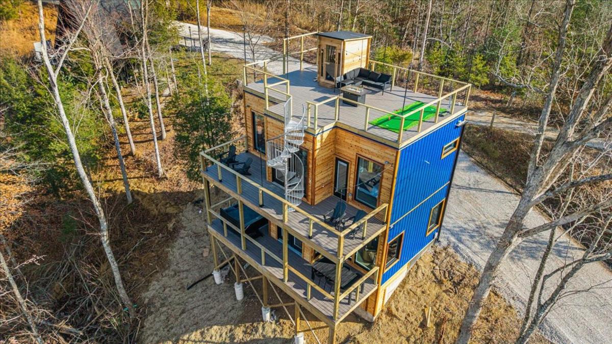 *Rooftop Deck*Hot Tub*Sauna*Fire Pit*Sunset Views* - B&B Campton