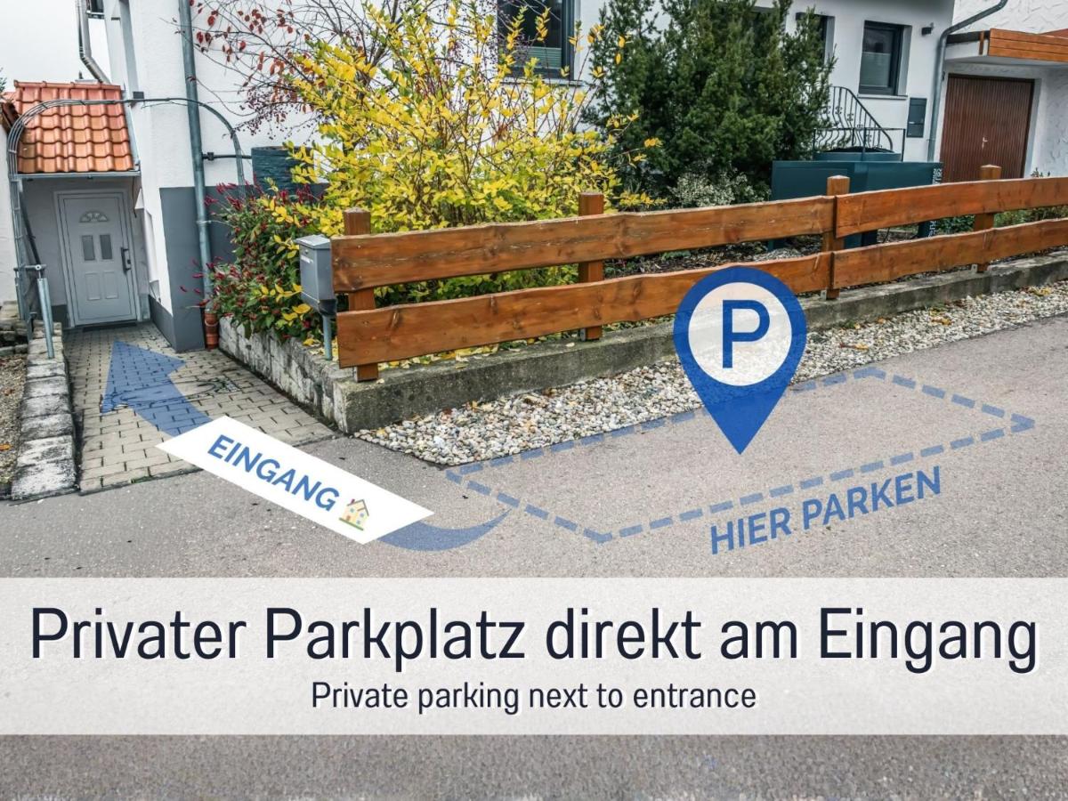 FeWo-Riegel Illertissen - Allgäu nah an A7 & Legoland, WLAN, Küche & Parkplatz direkt am Haus - B&B Illertissen