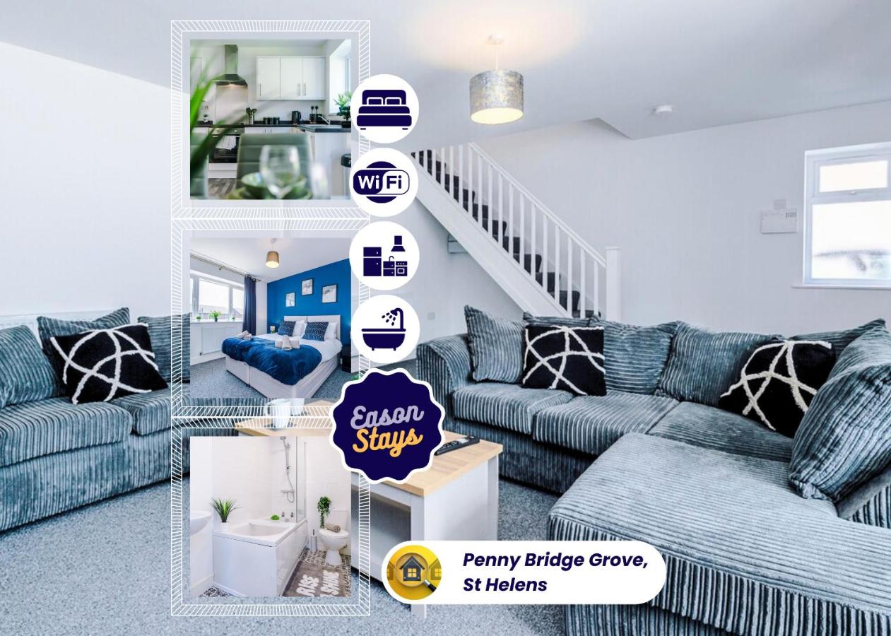 4 BDR House By Eason Stays Short Lets St Helens - Bed and Breakfast St. Helens