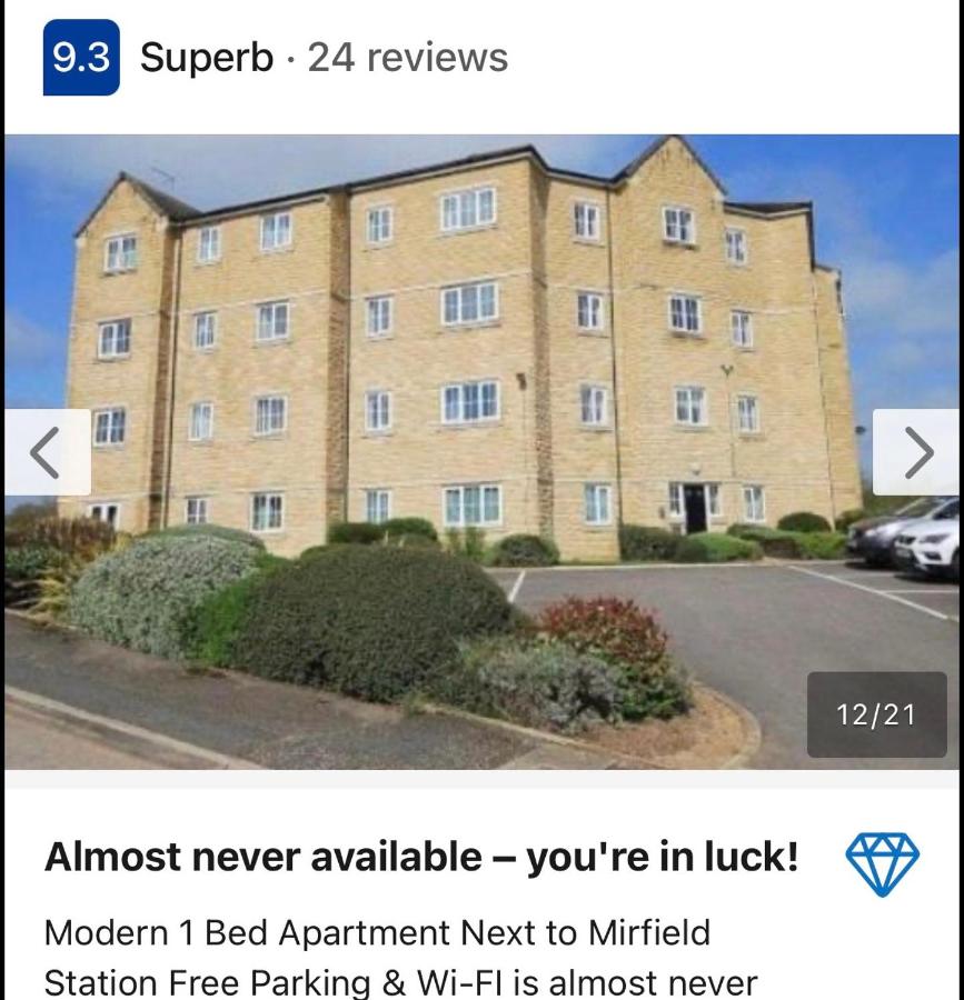 Modern 1 Bed Apartment Next to Mirfield Station Free Parking & Wi-FI - B&B Mirfield
