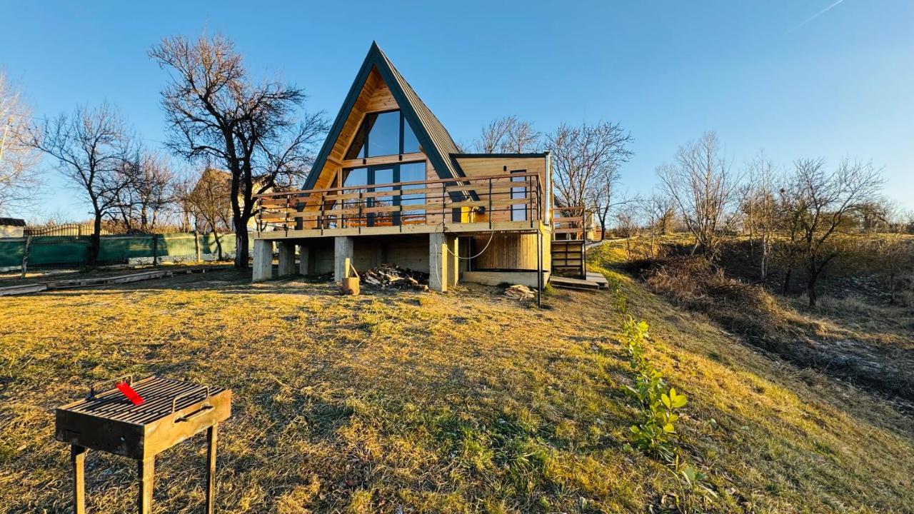 Scenic A-Frame Cabin with Private Hot Tub & Mountain View - IezerVenture - B&B Șelari