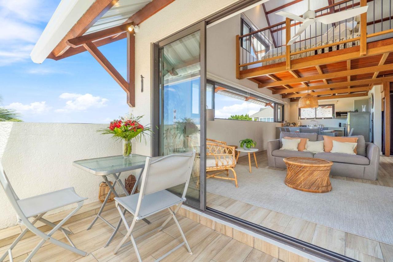 L'Océan Perché - 3Ch, Vue Mer et Proche de la Plage - Chambres d’hôtes Grande Rivière Noire