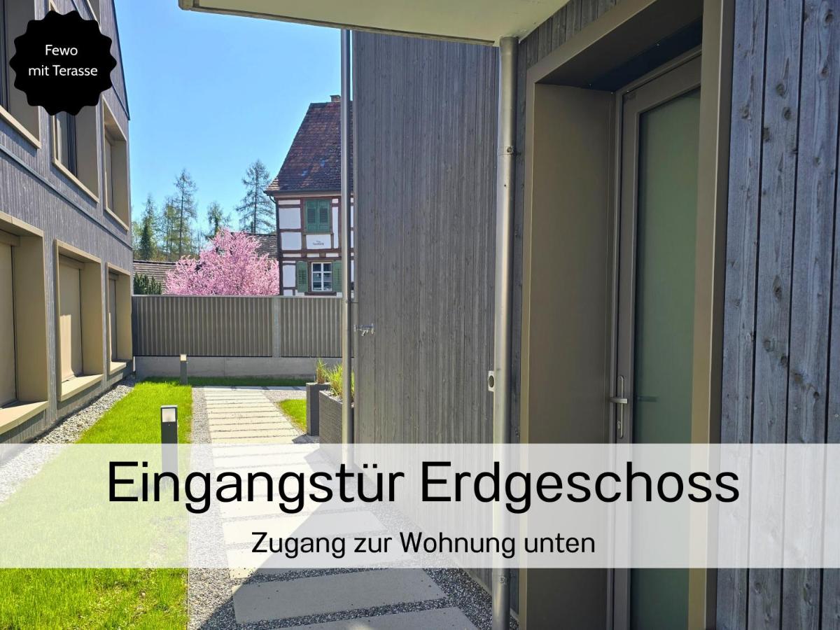 Ferienhausträume - ebenerdiges Bodensee Apartment mit Garten und großer Terrasse mit Grill - Chambres d'hôtes Kreuzlingen
