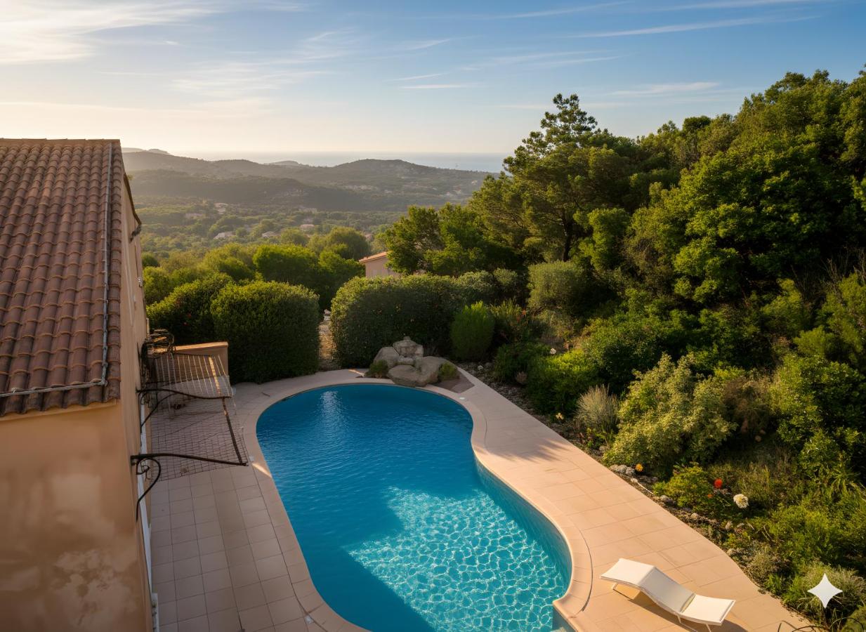 mini villa studio 1 pièce 21 m2 pour 2 personnes piscine partagée climatisation - Ferienwohnung Porto-Vecchio