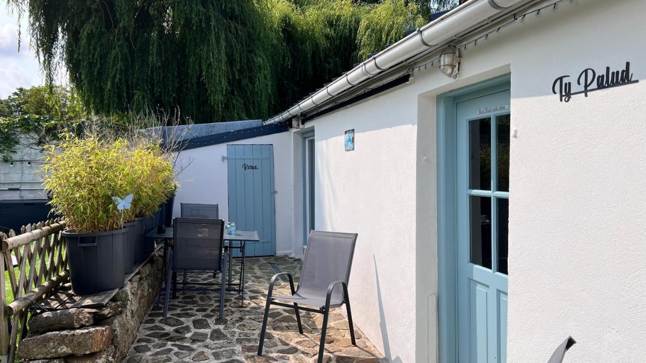 Ty Palud Gîte, piscine chauffée, spa et air marin - Chambres d'hôtes Plonévez-Porzay