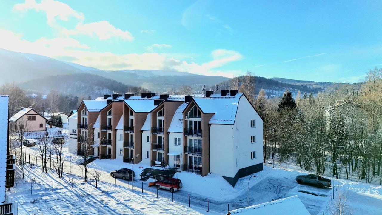 Glass Hill Apartament dwupoziomowy Karpacz z widokiem na góry 8 osób - Chambres d’hôtes Karpacz