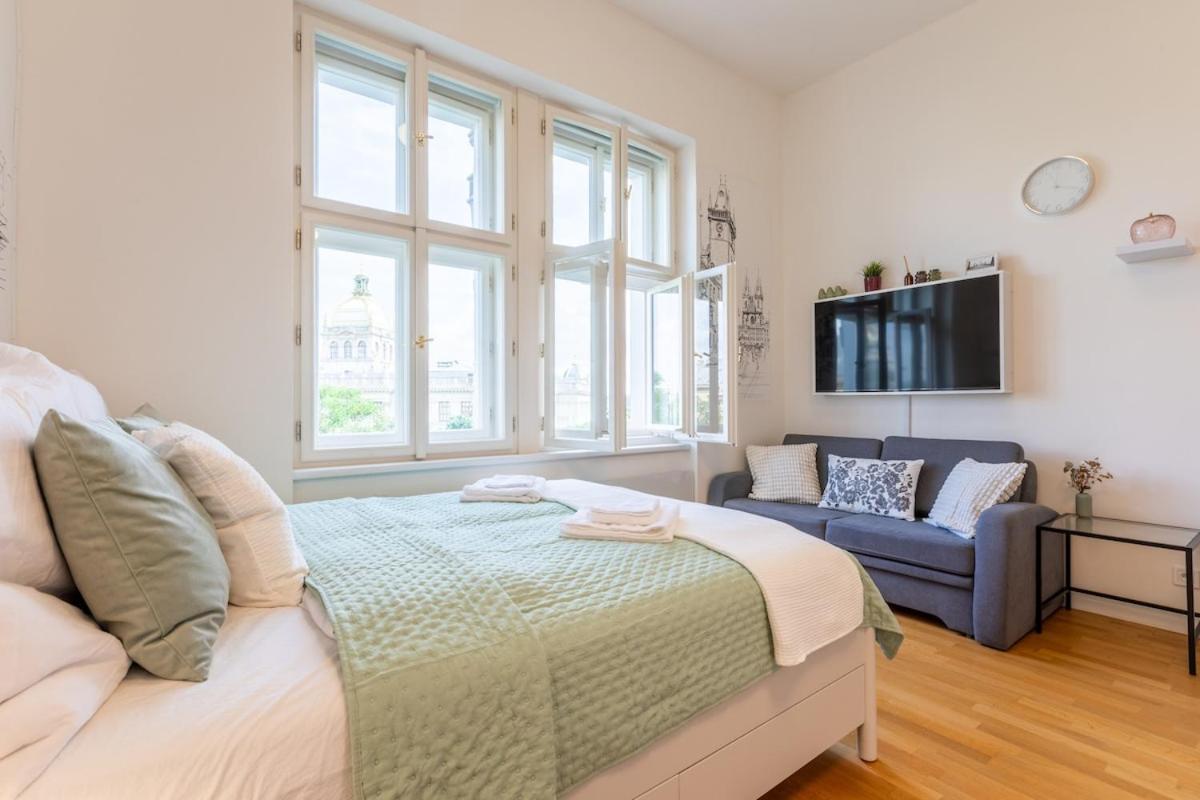 Newly renovated apartment next to the National Museum - B&B Prague