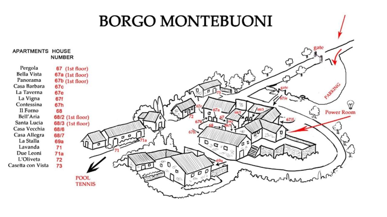 Casa Vecchia at Montebuoni - Bed and Breakfast Gaiole in Chianti
