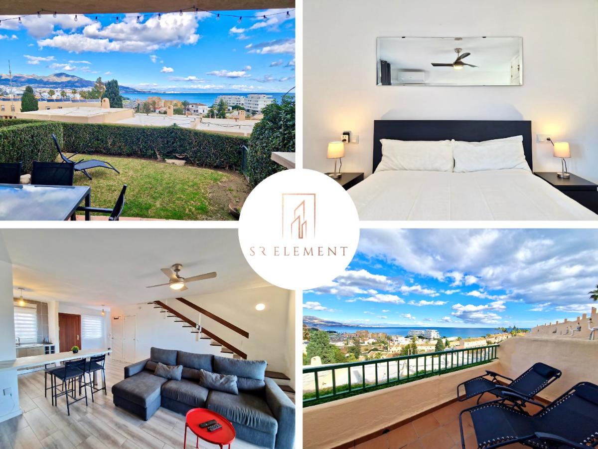 SR Marina del Sol 2BDR with sea view and garden - B&B Mijas Costa