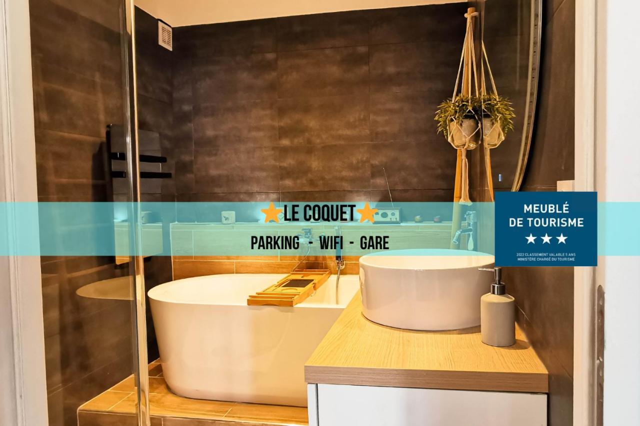 LE COQUET - Gare - Hyper centre - Parking - Wifi - B&B Annecy