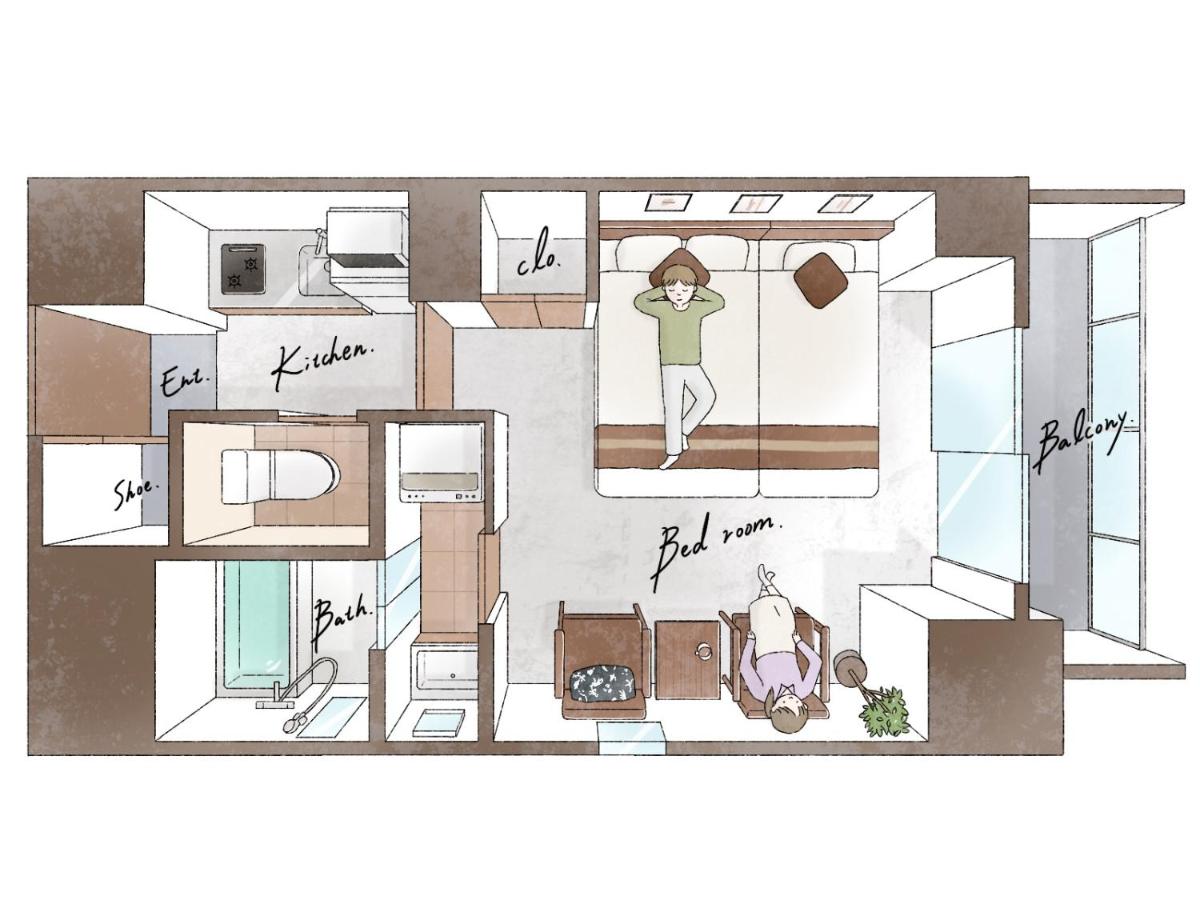 Jin Urban Stay - B&B Osaka
