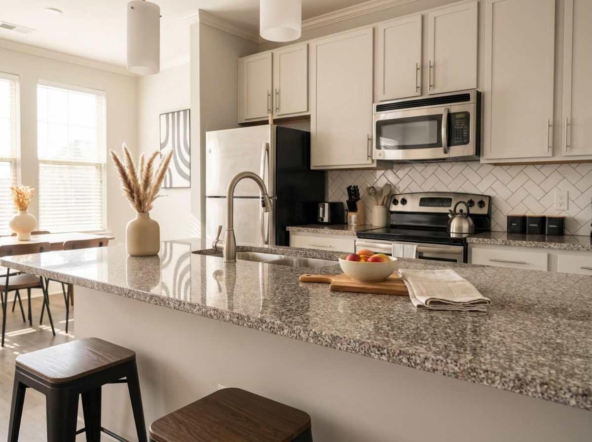 Boulevard Stays Midtown 1BR Pool Gym Parking 01 - B&B Nashville