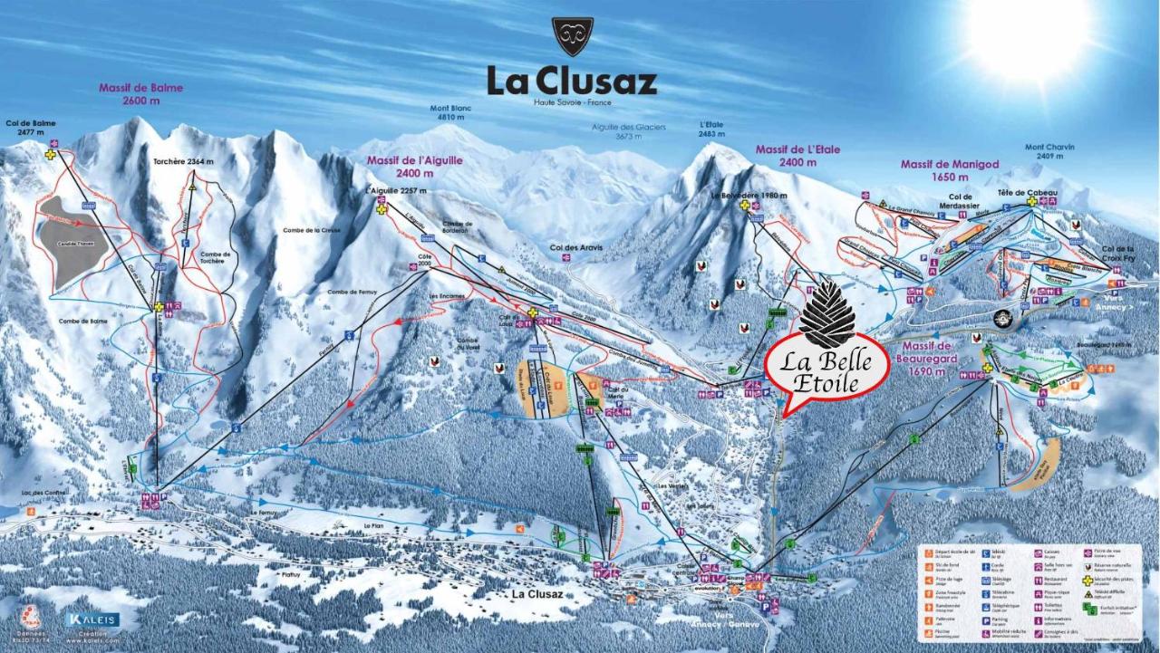La Belle Etoile - 2 chambres & espace enfants - Sauna - Skis aux pieds - AravisTour - Chambres d'hôtes La Clusaz