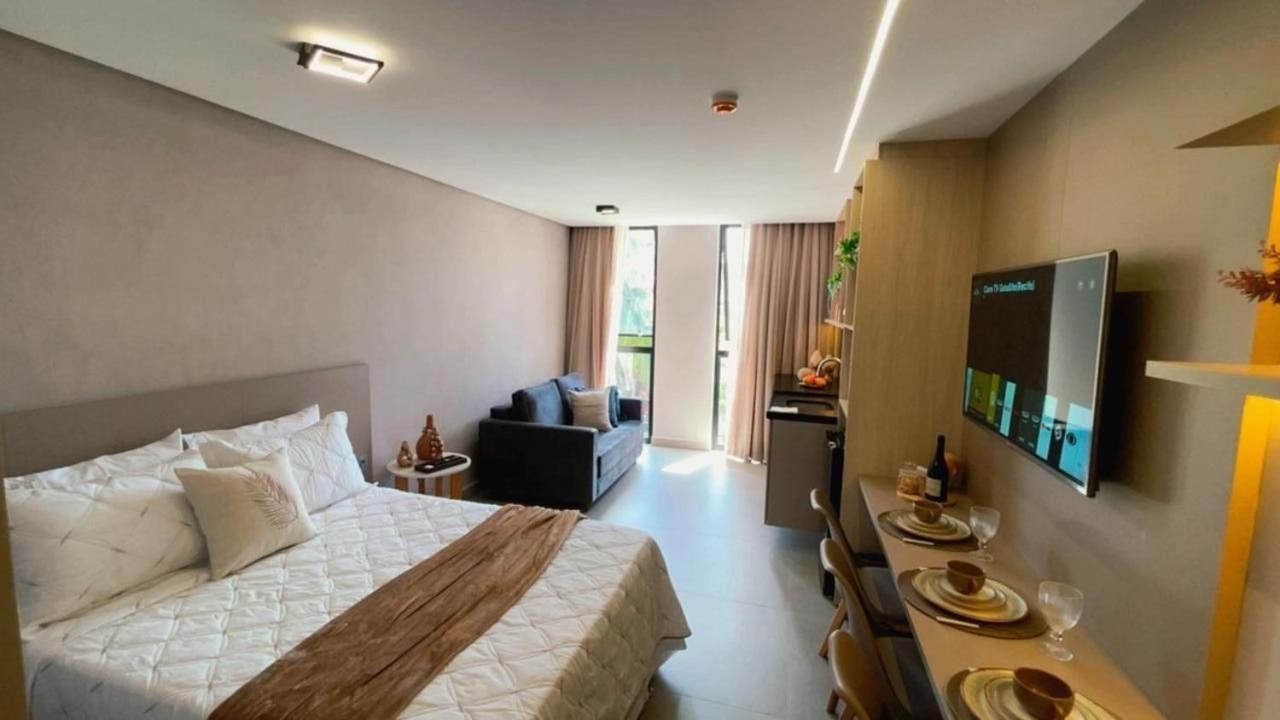 AQ210-Belíssimo Flat p/4 pessoas,1 quadra do mar - Ferienwohnung João Pessoa