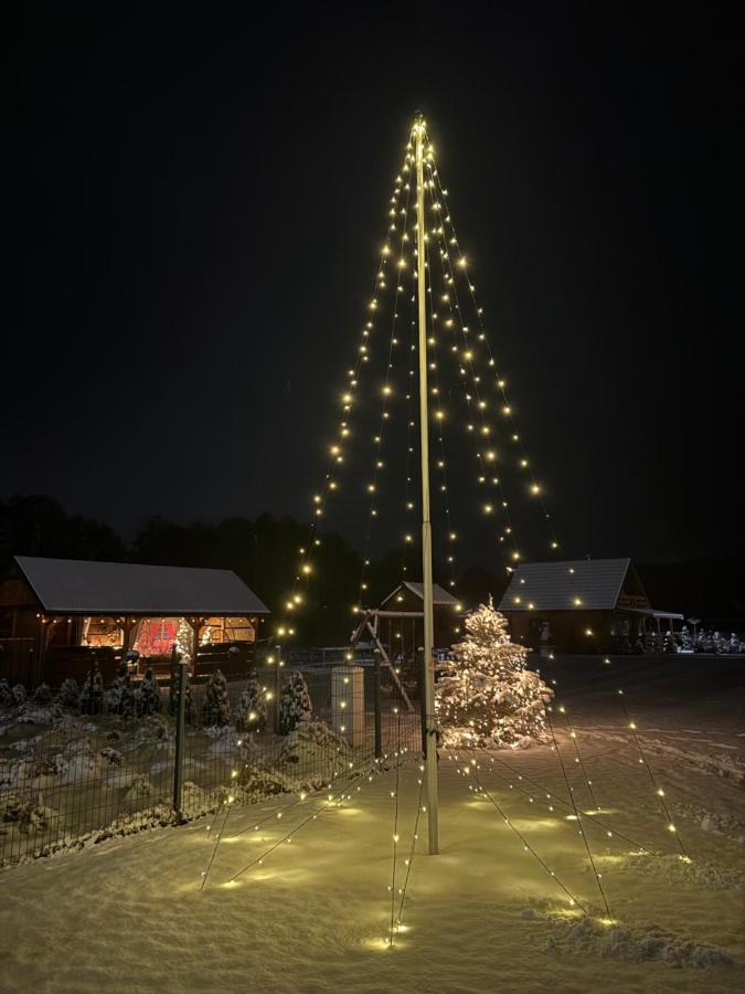 Leśna Osada -Dominikowo -sauna , balia - B&B Dominikowo