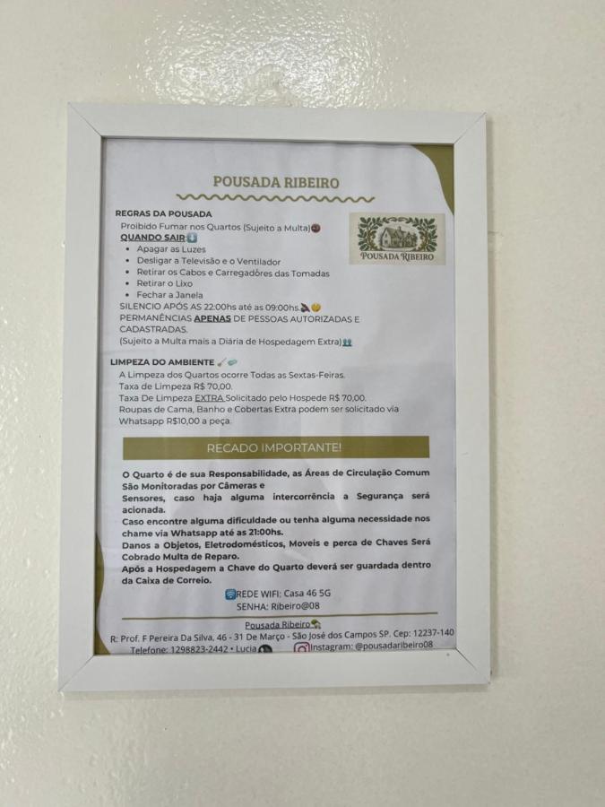 Pousada ribeiro - B&B São José dos Campos