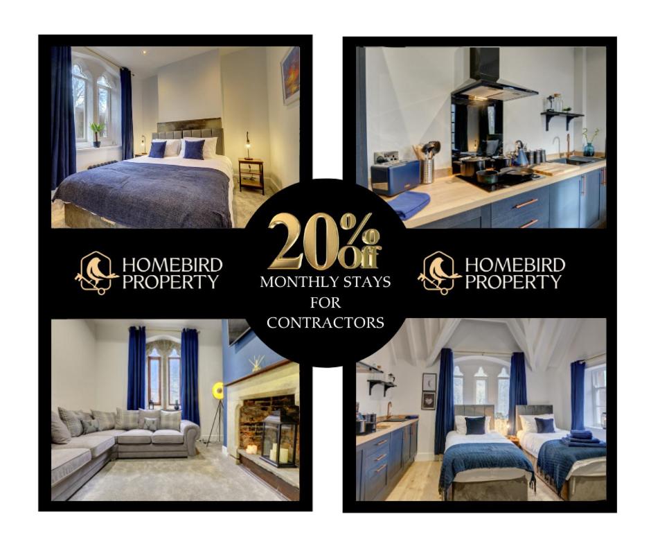 Large 6BDR House By Homebird Property Management Short Lets & Serviced Accommodation Leeds With Secured Parking & Garden Area - Bed and Breakfast Leeds