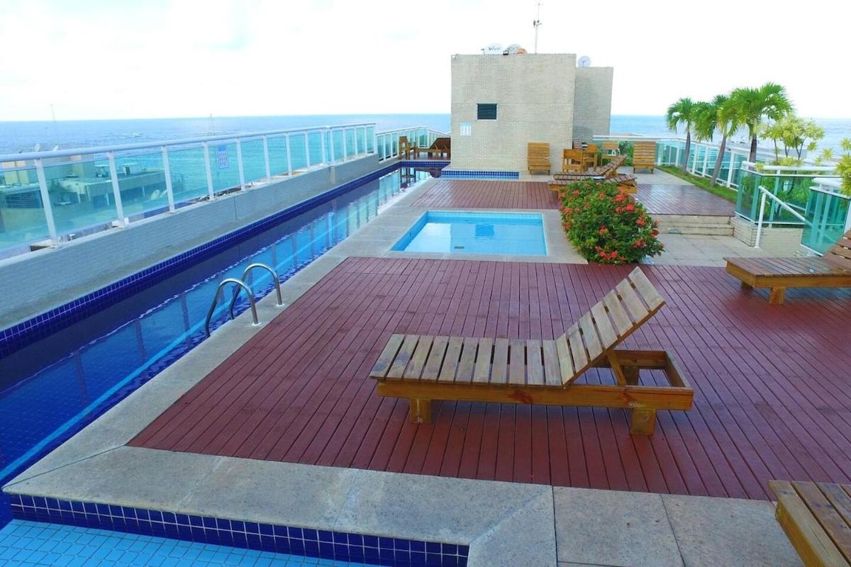 Apt beira-mar quarto e sala no JTR-Mexico - B&B Maceió