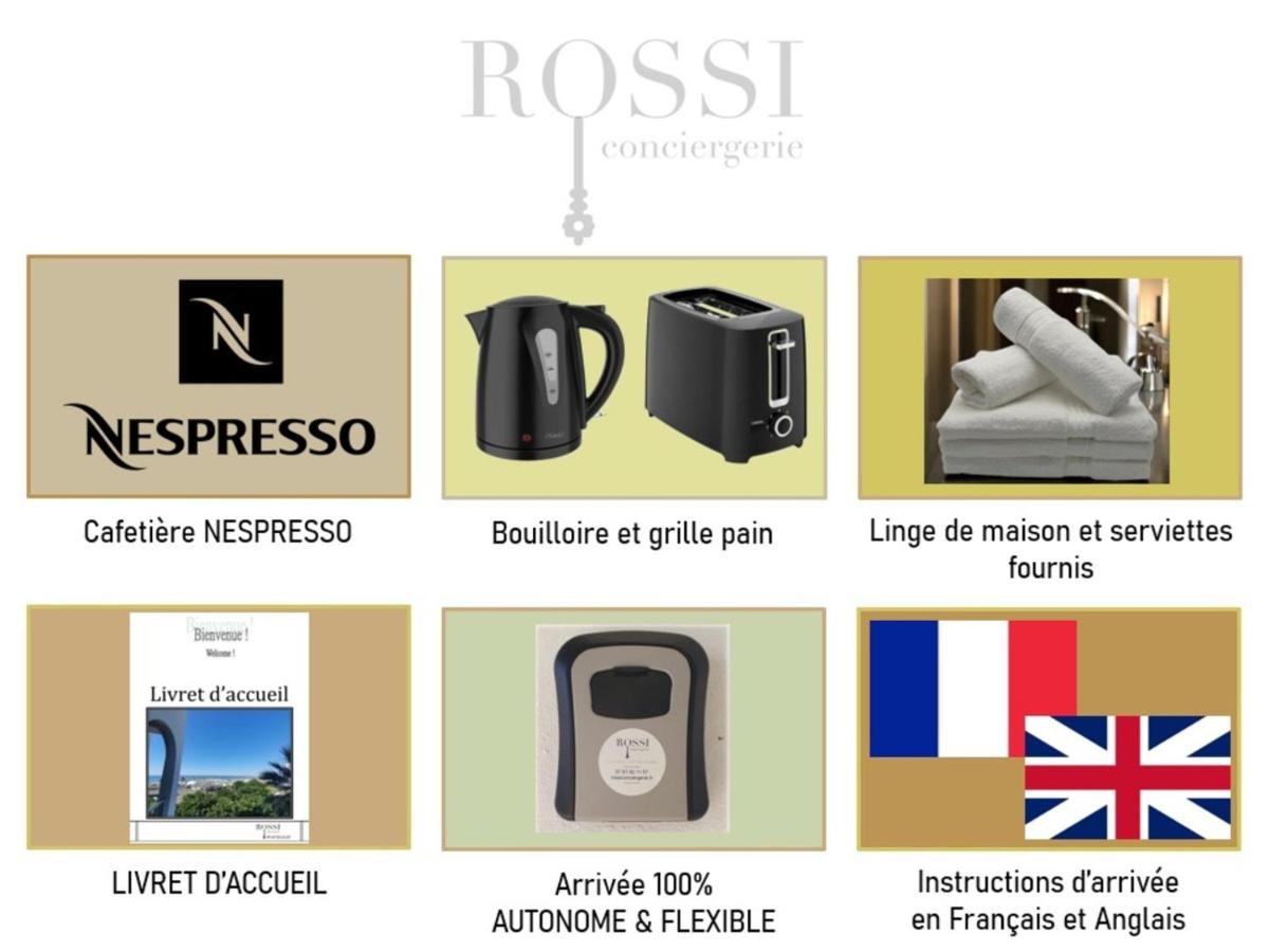 Lune de Miel 3 chambres centre-ville Double Parking Clim Wifi - ROSSIconciergerie - Linge inclus - Chambres d’hôtes Lunel