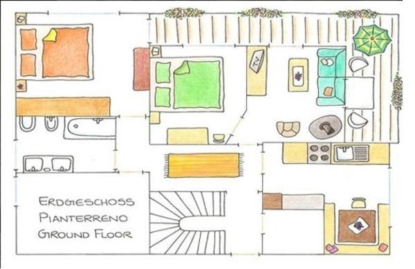 Apartamento con vistas a las montañas