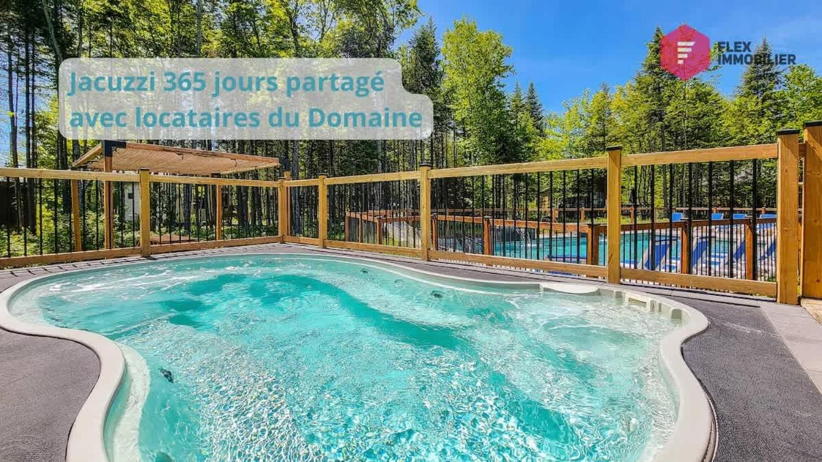 La Fleur Urbaine - Chalet 6 pers Spa Sauna Piscine - Resort près de Québec - B&B Pont-Rouge