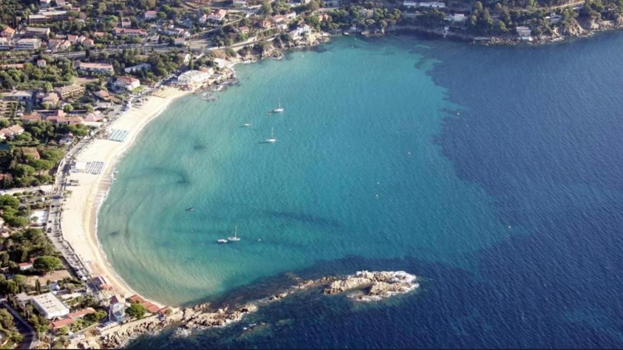PLAGE St CLAIR APPARTEMENT AVEC TERRASSE Le Lavandou Saint Clair, a deux pas de la plage de St Clair, au calme, Studio tout équipé, clim, Wifi Fibre, TV connectée, lave linge, lave vaisselle, place de parking et plus, serviettes et draps fournis - Chambres d'hôtes Le Lavandou