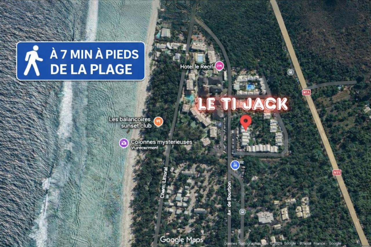 Le Ti Jack - Cosy plage et confort a l Hermitage - B&B Saint-Paul