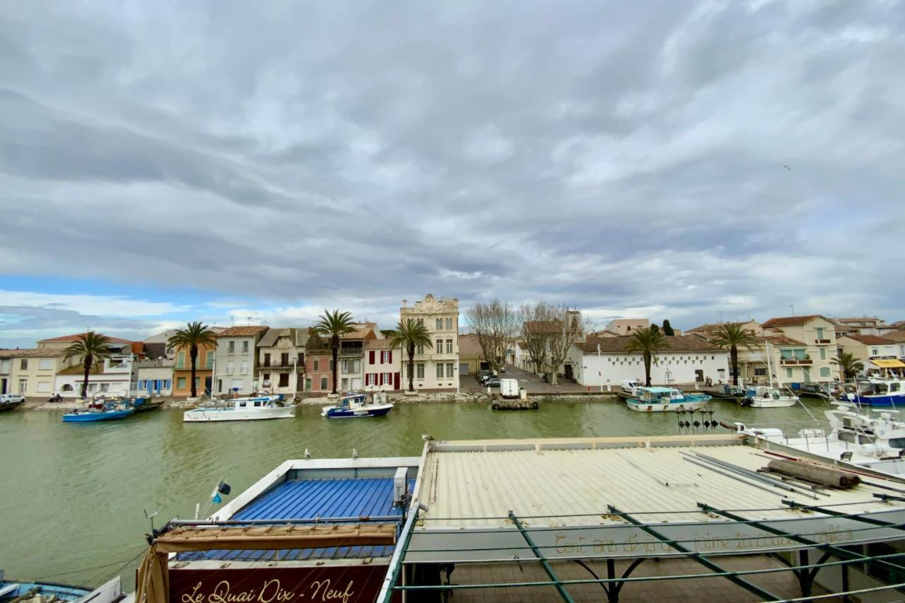 Terrasse du Port Vue canal plage à pied - Chambres d'hôtes Le Grau-du-Roi