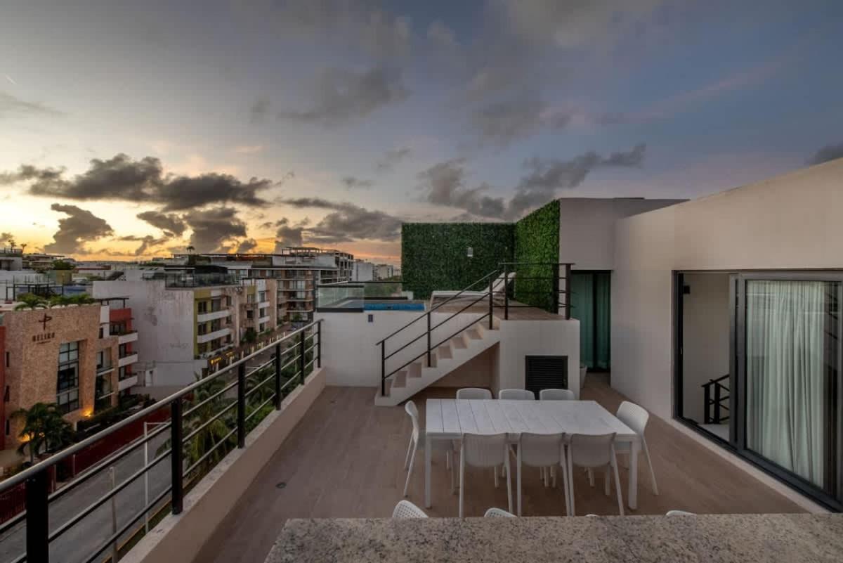 3BR Penthouse w Private Rooftop Pool and BBQ - B&B Playa del Carmen