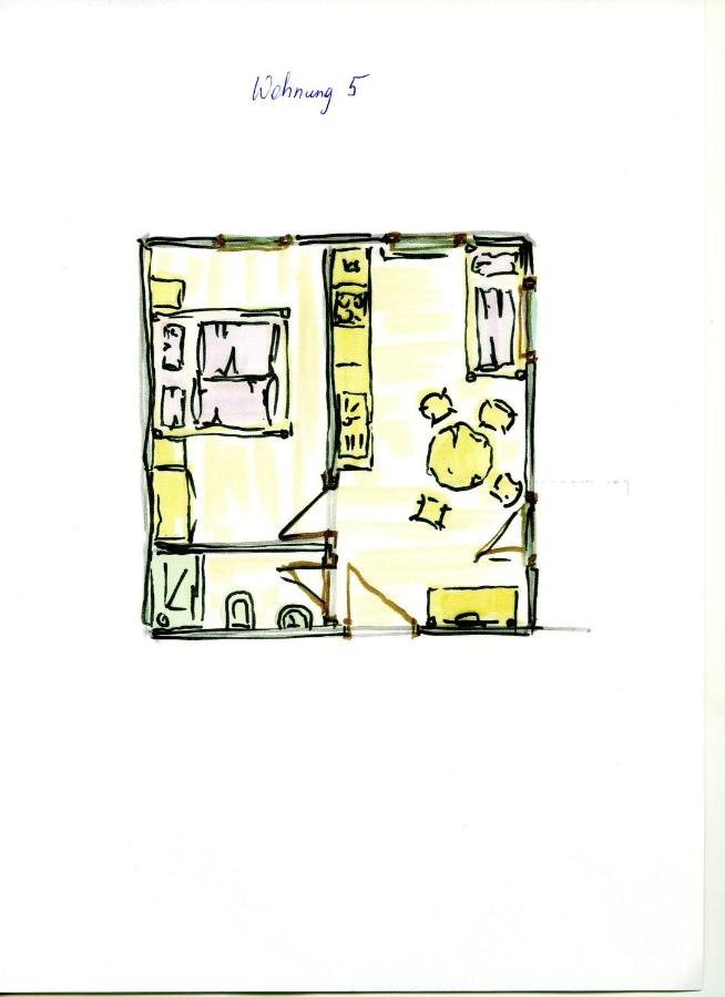 Apartment mit 1 Schlafzimmer und Balkon
