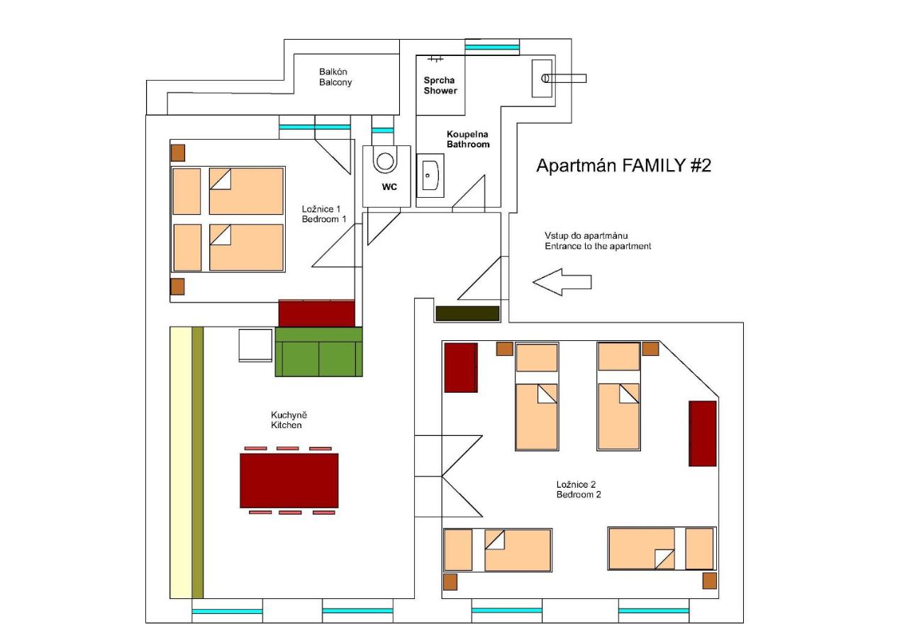 Apartmány pod Divadlem - B&B Znojmo