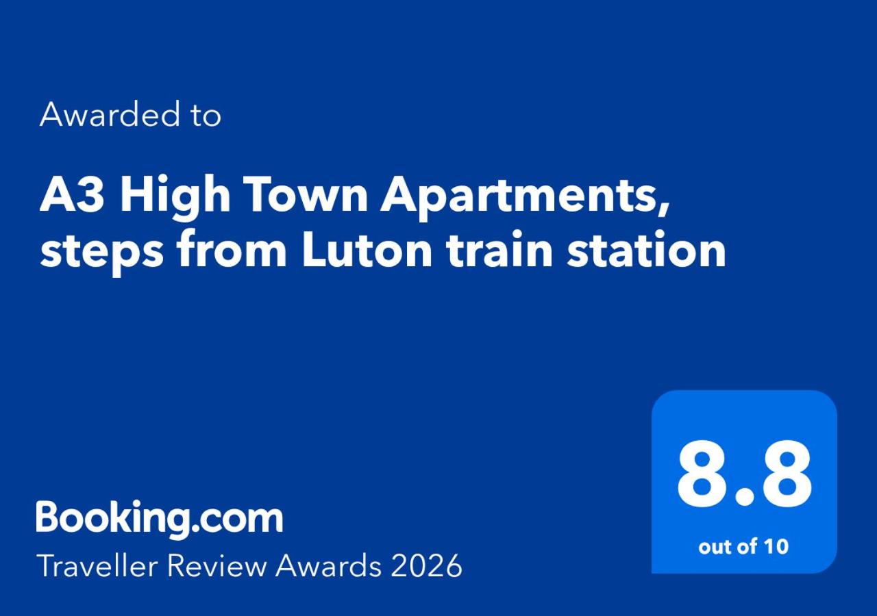 A3 High Town Apartments, steps from Luton train station - Bed and Breakfast Luton