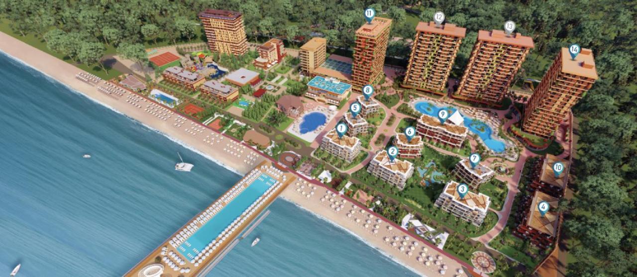 Dreamland Oasis Chakvi Block 3 Apartments 04-05 - B&B Chakvi