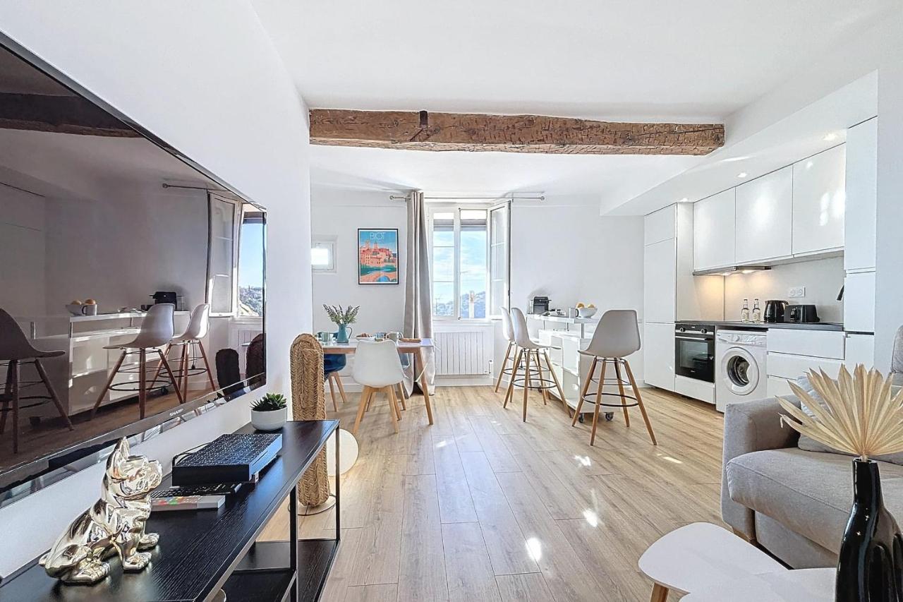 Sunny & Calm 2-Room Apartment in the Heart of Biot - Bed and Breakfast Biot