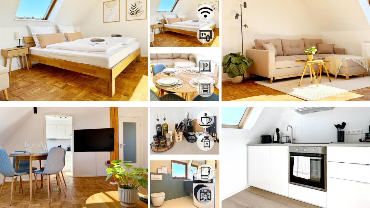 Turmblick - Parkplatz - A7 Nähe - Bahnhof Nähe - mit WM - Ferienwohnung Illertissen