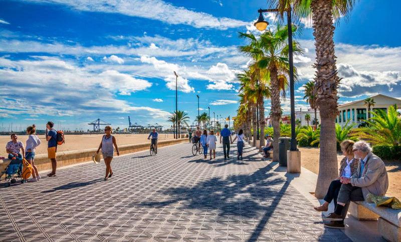 Malvarrosa Penthouse 4 rooms, suite, terrace and balcony - B&B Valencia