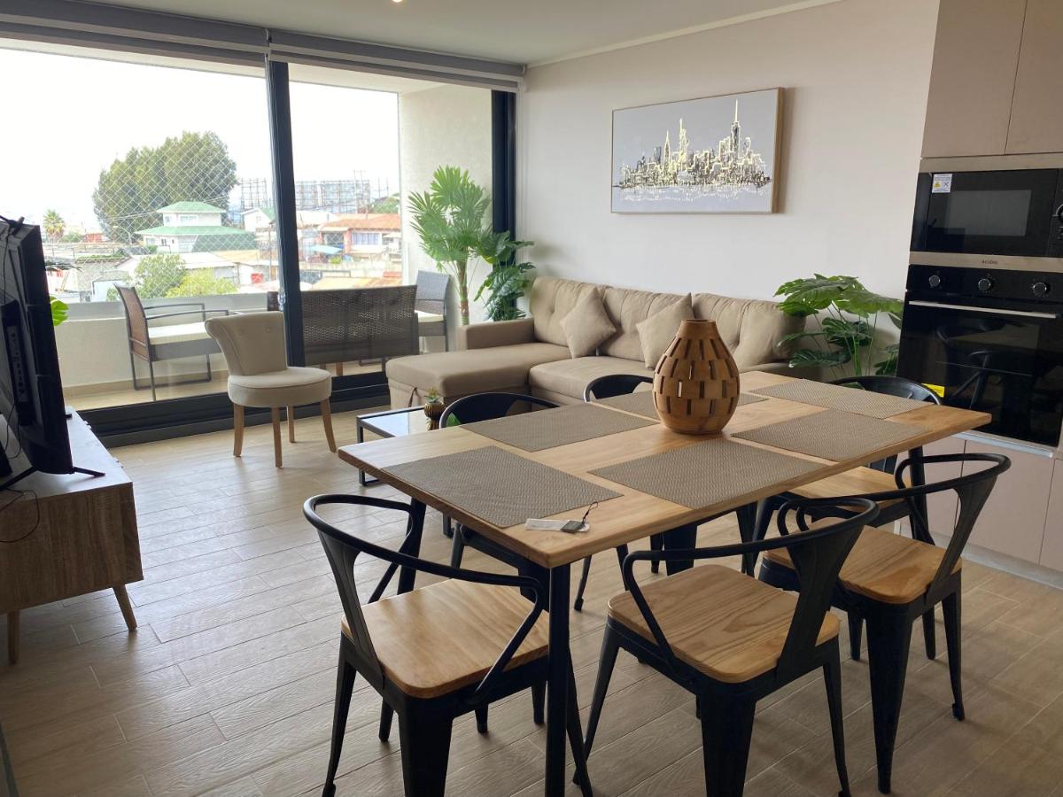 Gran Dpto Vista Mar 3D2B, Piscina, Cancha, Terraza - B&B Viña del Mar