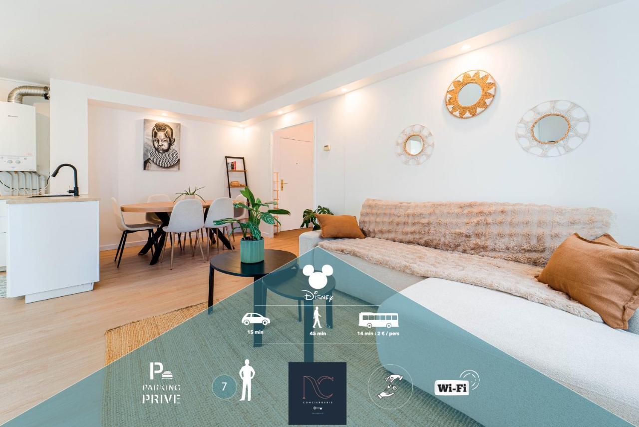 Disneyland-Paris, 7 pers, Wifi, Parking - B&B Serris