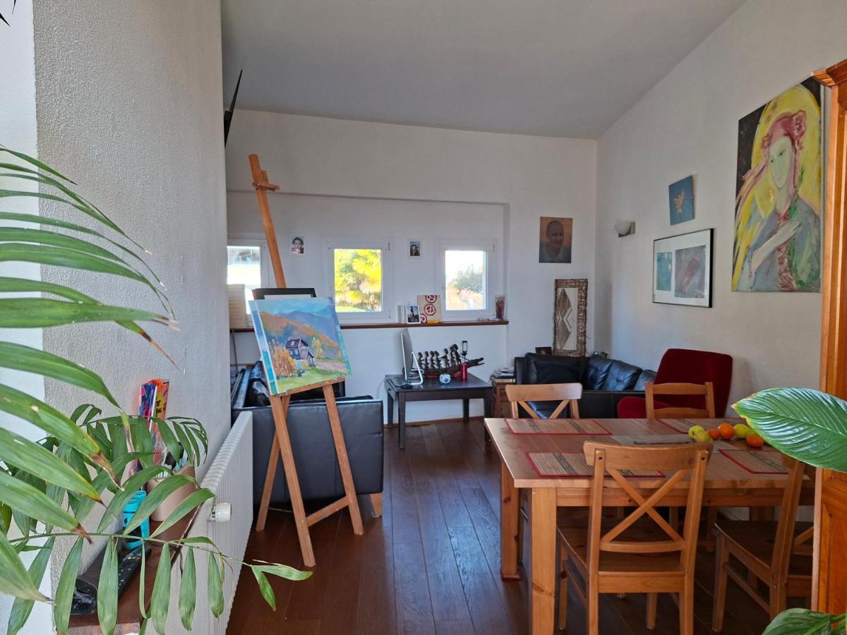 Inspiration room, lake, mountains, balcony in Montreux city center - Chambres d'hôtes Montreux
