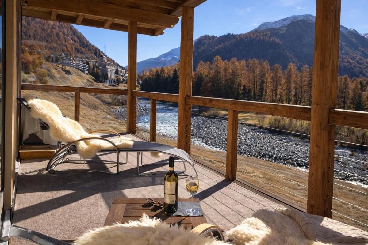 Penthouse duplex with sauna & mountain views - Bed and Breakfast Pontresina