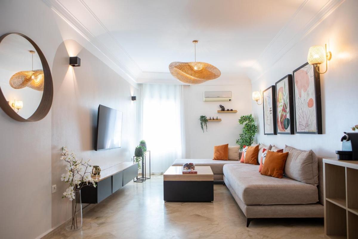 2 BEDROOMS, AC, Parking, Fiber, Elevator - Arribat Mall - B&B Rabat