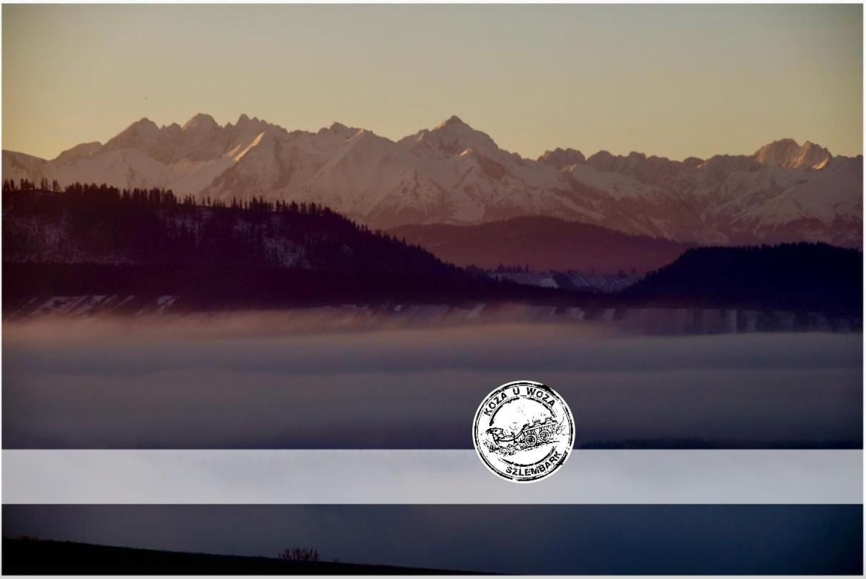 KOZA U WOZA - drewniany dom premium z widokiem na Tatry ecoSPA strefa fitness ZIELONA FARMA healinggarden - slowTRAVEL - Bed and Breakfast Szlembark