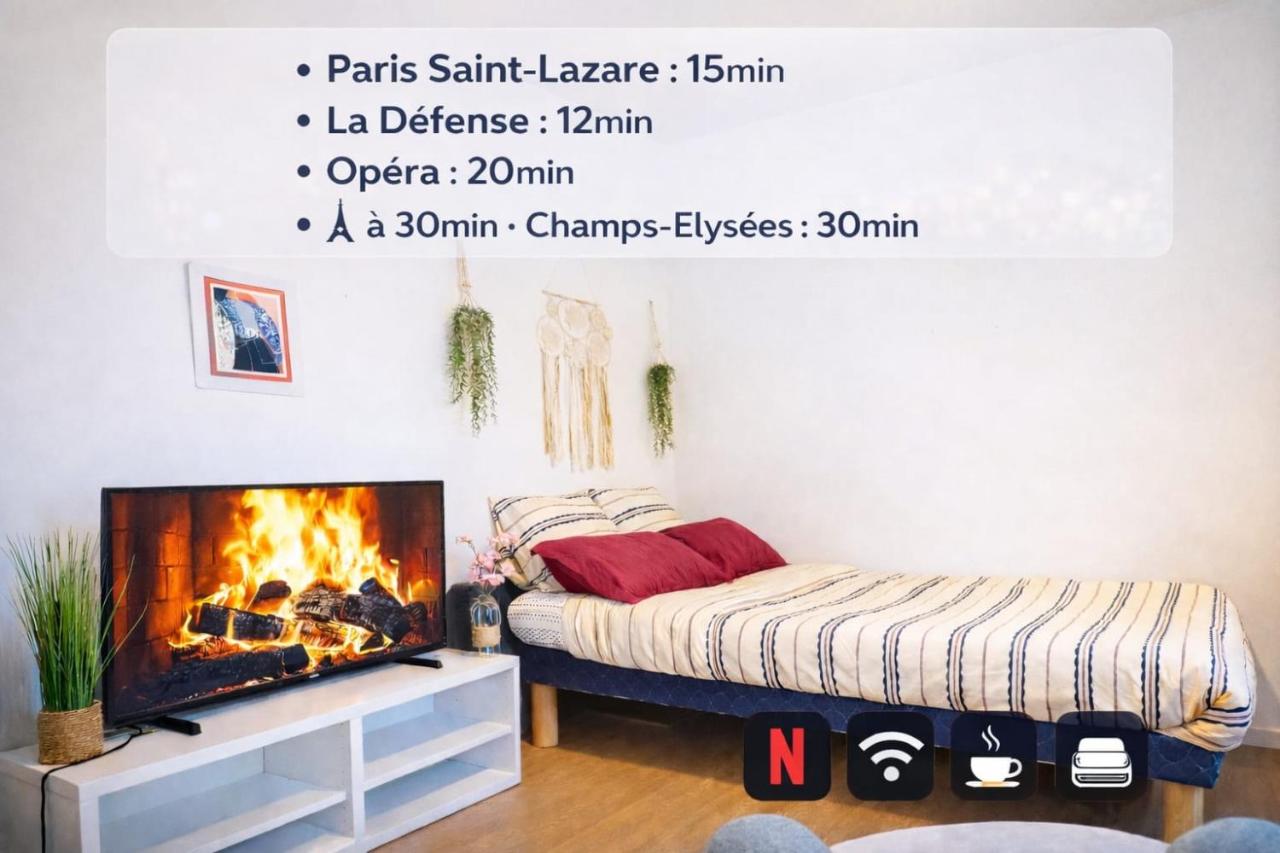 Appartement Paris Mangin - Ferienwohnung Asnières-sur-Seine