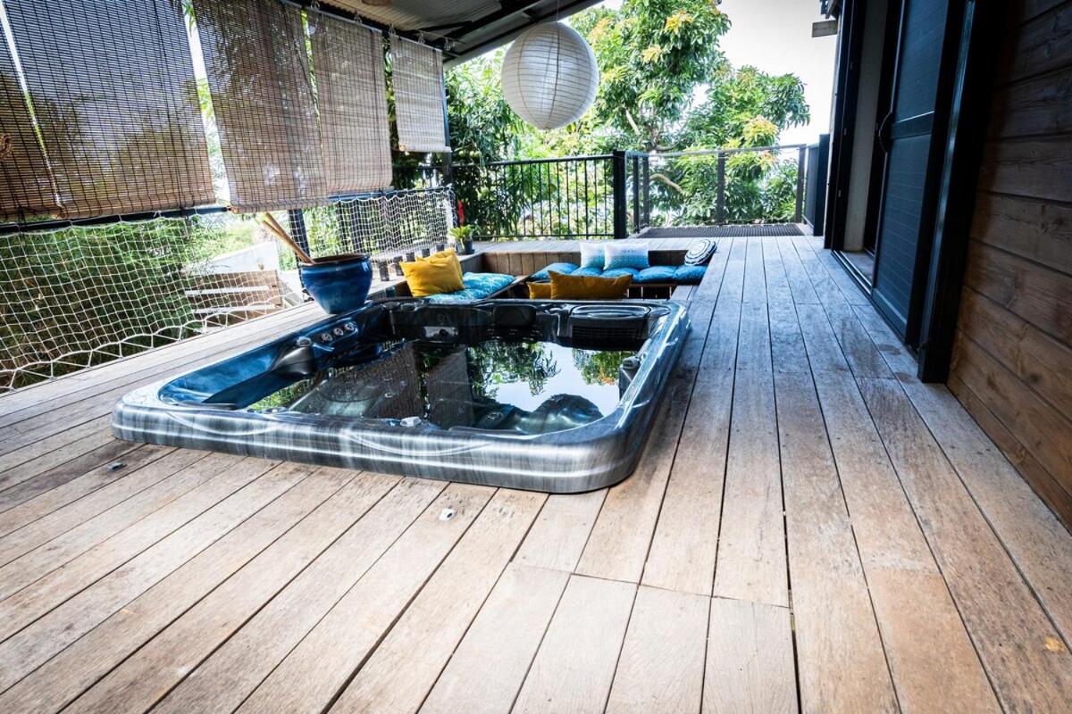 Lodge vue océan avec jacuzzi privé - Ferienwohnung Les Avirons