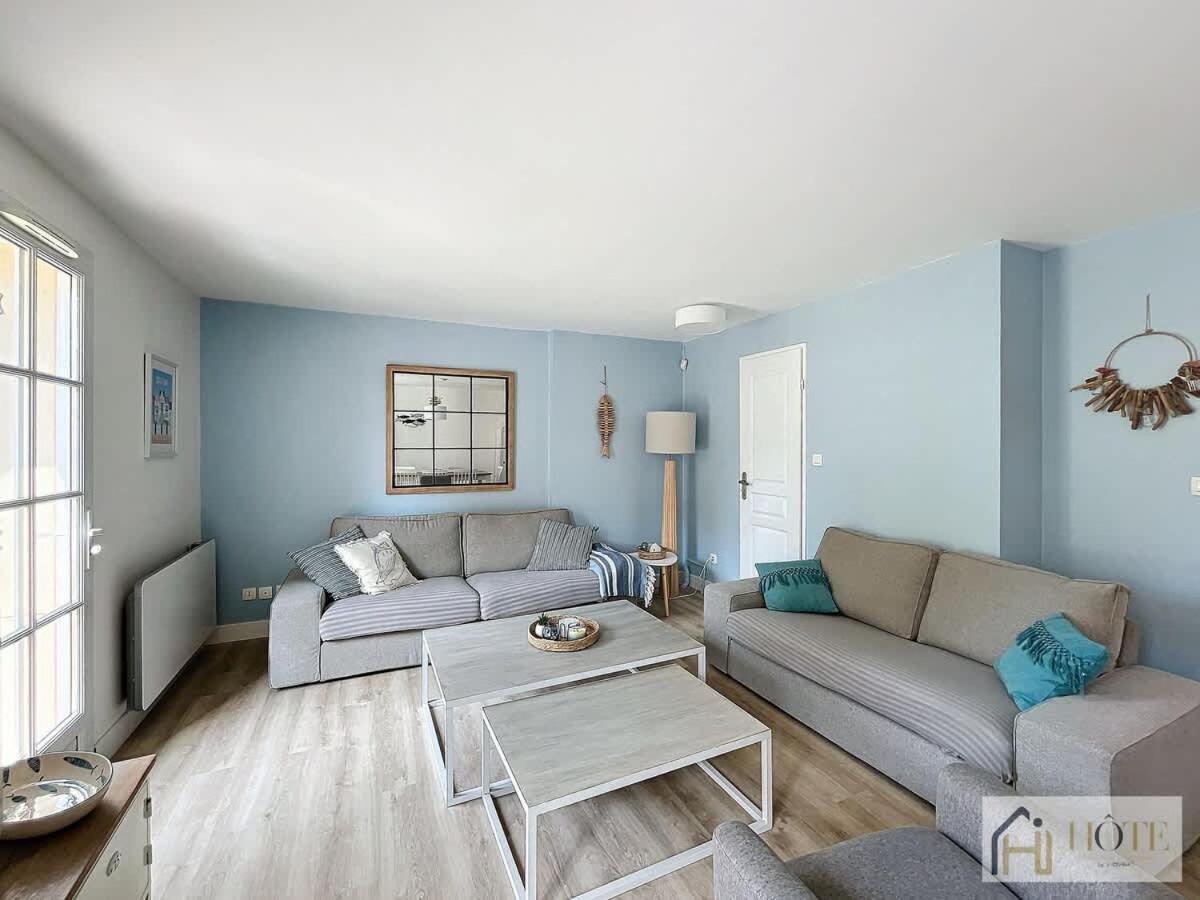 La Brise Bleue - Maison avec Jardin, Garage, 400m Plage - B&B Bray-Dunes